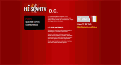 Desktop Screenshot of hispantvdc.com