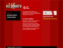 Tablet Screenshot of hispantvdc.com